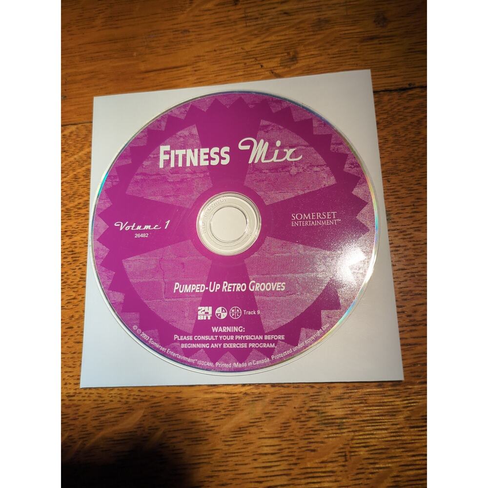Fitness Mix Pumped-up Retro Grooves Volume 1 by K2 Groove CD, 2003 Disc Only